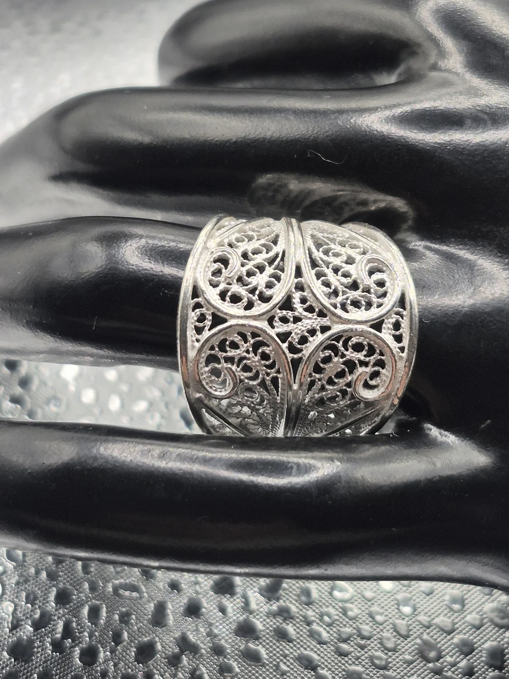 Artistry Tarakashi Collection Sterling Silver Filigree Ring
